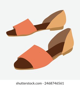 Vector illustration of woman shoes