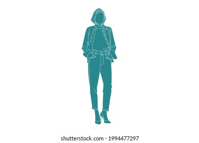女性を見つめる のイラスト素材 画像 ベクター画像 Shutterstock