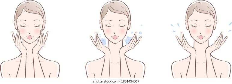 41,977 Face Wash Illustration Images, Stock Photos & Vectors 