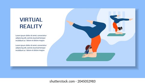 870 Yoga vr Images, Stock Photos & Vectors | Shutterstock