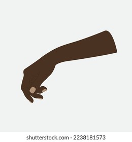 Vector illustration of woman's hand