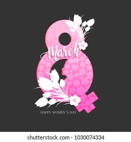 Vector illustration for women day 8 march