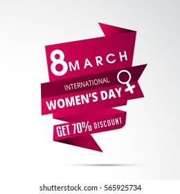 Vector illustration for women day 8 march