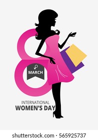 Vector illustration for women day 8 march