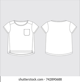 Cropped Tops Stock Vectors, Images & Vector Art | Shutterstock