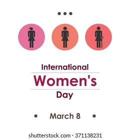 Vector illustration / women's day