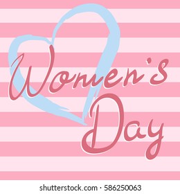 Vector illustration. Women's Day.Eps10.
