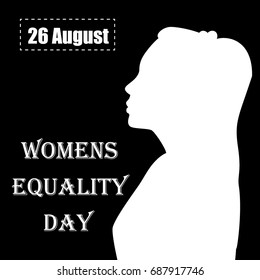 Vector illustration of Womens Equality Day concept. 26 August