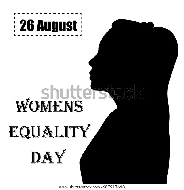 Vector Illustration Womens Equality Day Concept Stock Vector Royalty