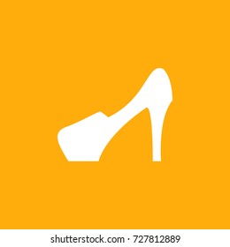 Vector illustration of women's shoe  icon