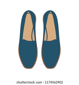 Vector illustration of women's shoes. 