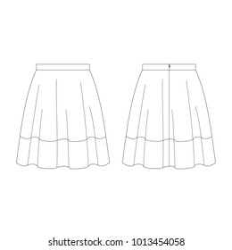 22,579 Skirts outline Images, Stock Photos & Vectors | Shutterstock