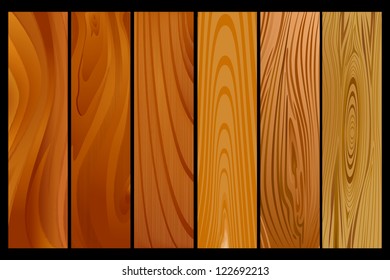 Vector Illustration Wood Textured Panel Stock Vector (Royalty Free ...
