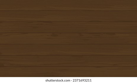 Ilustración vectorial de un tablero de madera en relación 16:9.