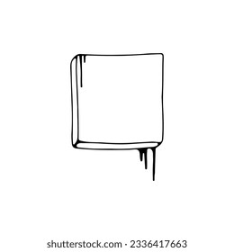 vector illustration of a wooden plank