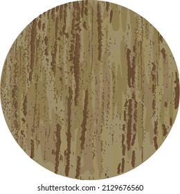 Imagen vectorial textura de madera en círculo sobre cuatro capas
