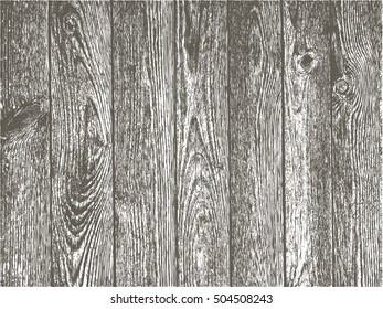 Vector illustration of wooden texture. Grunge, retro, antique, natural wood texture.