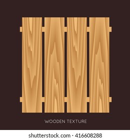 Vector illustration of the wooden texture. Wood pattern