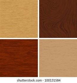 Vector illustration of wooden textures