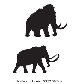 Vector Illustration of Woolly Mammoth