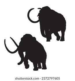 Vector Illustration of Woolly Mammoth