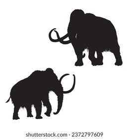 Vector Illustration of Woolly Mammoth