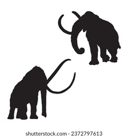 Vector Illustration of Woolly Mammoth