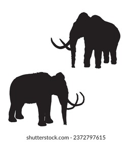 Vector Illustration of Woolly Mammoth