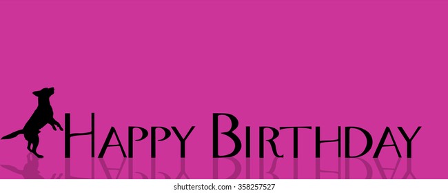 Vector illustration with the words happy birthday.