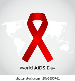 Vector illustration for world aids day.