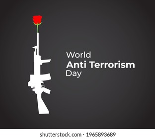 Vector Illustration For World Anti Terrorism Day