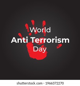 vector illustration for world anti terrorism day