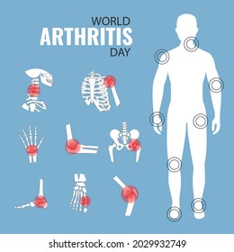 Vector Illustration of World Arthritis Day
