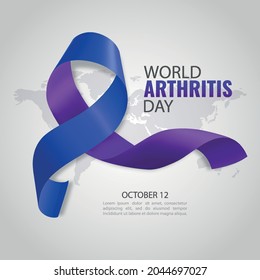 Vector Illustration of World Arthritis Day
