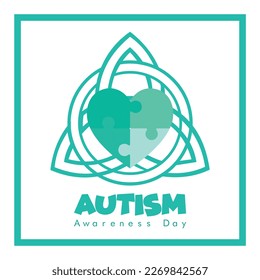 Vector Illustration of World autism awareness day.