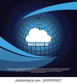 Vector illustration of World Backup Day.