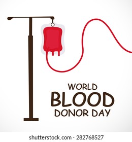 Vektor Stok Vector Illustration World Blood Donor Day (Tanpa Royalti ...