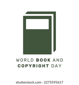 Vector illustration of World Book and Copyright Day