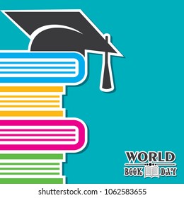 Vector Illustration of World Book Day - Education Concept