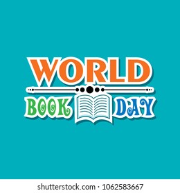 Vector Illustration of World Book Day - Education Concept