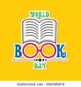 Vector Illustration of World Book Day - Education Concept
