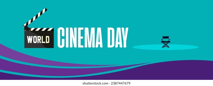 Vector illustration of World Cinema Day