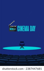 Vector illustration of World Cinema Day