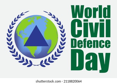 Vector illustration for World Civil Defence Day