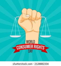 Vector illustration for World Consumer rights Day