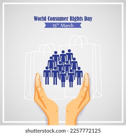 Vector illustration for World Consumer rights Day