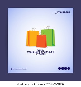 Vector illustration for World Consumer rights Day