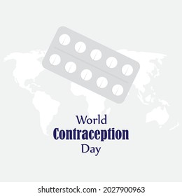 vector illustration for world contraception day 