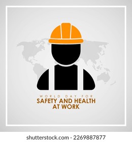 Vector illustration for World Day for Safety and Health at Work