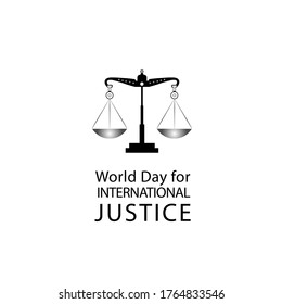 ilustración vectorial del Día Mundial de la Justicia Social.